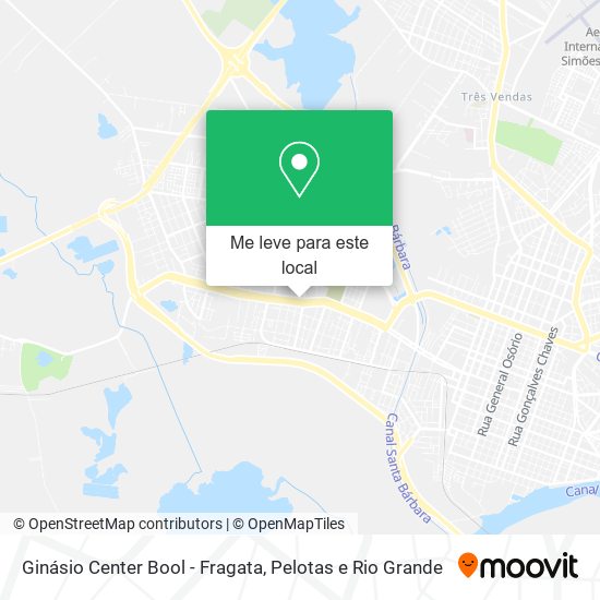 Ginásio Center Bool - Fragata mapa