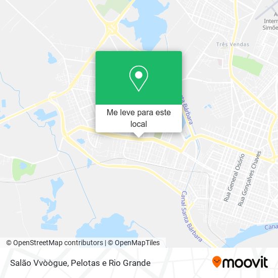 Salão Vvòògue mapa