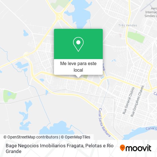 Bage Negocios Imobiliarios Fragata mapa