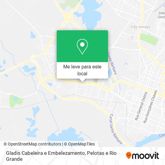 Gladis Cabeleira e Embelezamento mapa