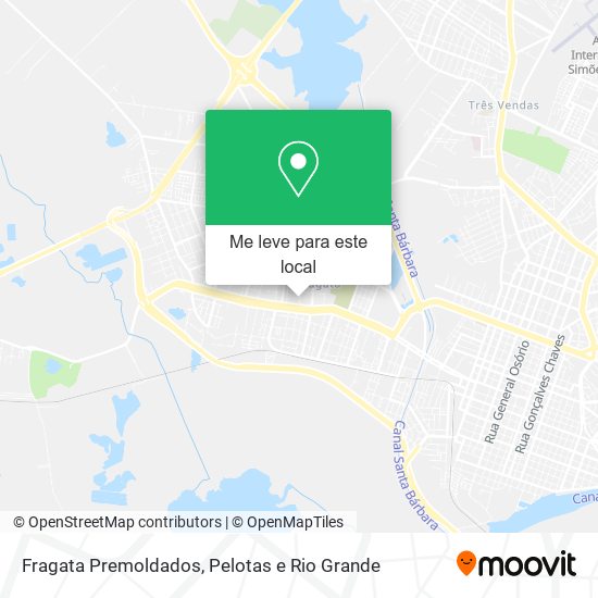 Fragata Premoldados mapa