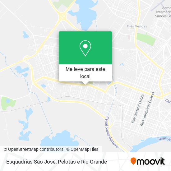 Esquadrias São José mapa