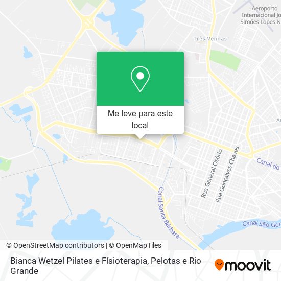 Bianca Wetzel Pilates e Físioterapia mapa