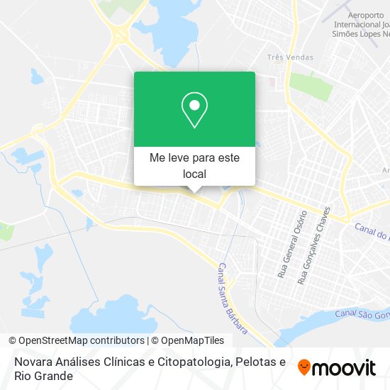 Novara Análises Clínicas e Citopatologia mapa