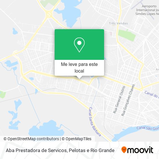 Aba Prestadora de Servicos mapa