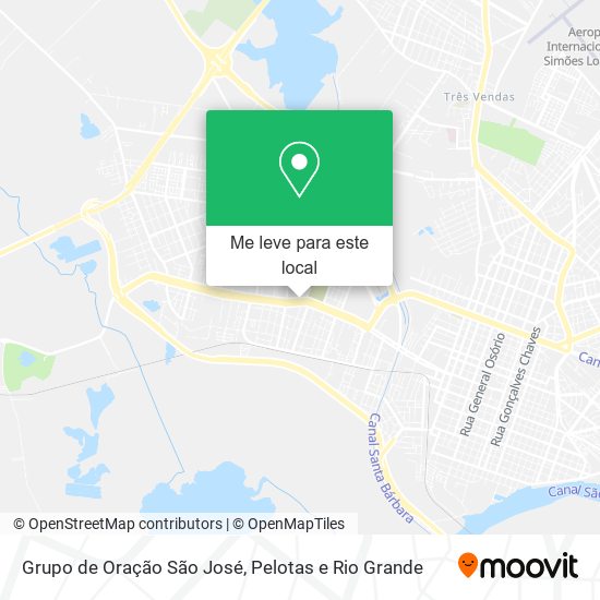 Grupo de Oração São José mapa