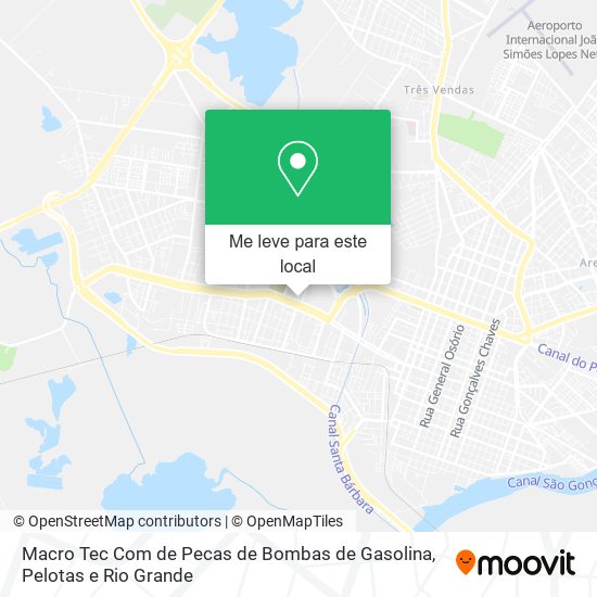 Macro Tec Com de Pecas de Bombas de Gasolina mapa