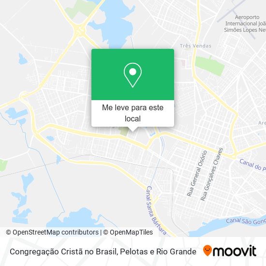 Congregação Cristã no Brasil mapa