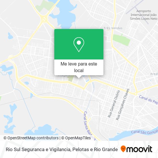 Rio Sul Seguranca e Vigilancia mapa