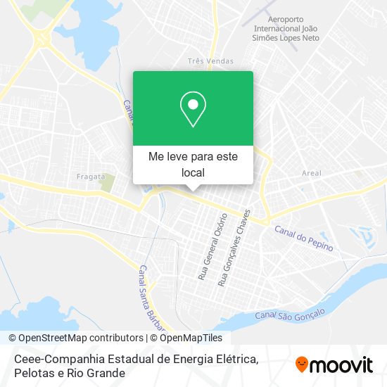 Ceee-Companhia Estadual de Energia Elétrica mapa