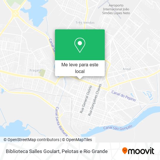 Biblioteca Salles Goulart mapa