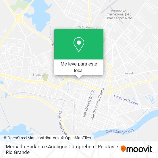 Mercado Padaria e Acougue Comprebem mapa