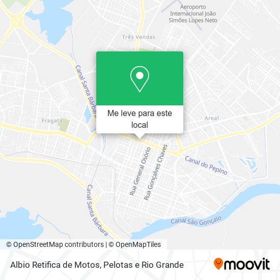 Albio Retifica de Motos mapa