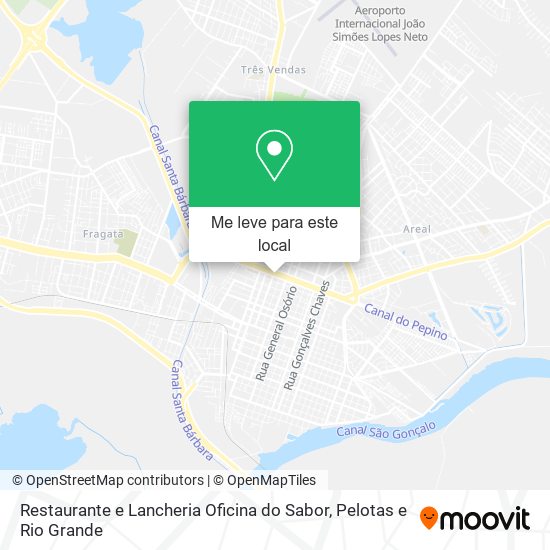 Restaurante e Lancheria Oficina do Sabor mapa