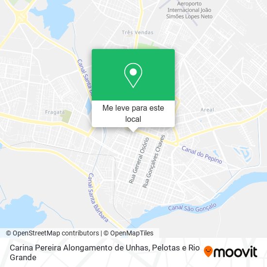 Carina Pereira Alongamento de Unhas mapa