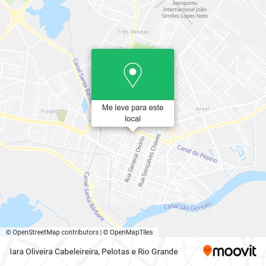 Iara Oliveira Cabeleireira mapa