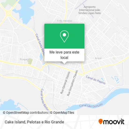Cake Island mapa