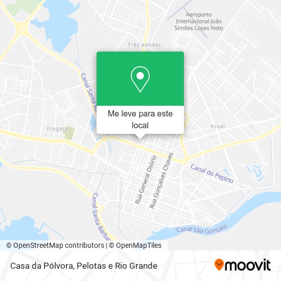 Casa da Pólvora mapa