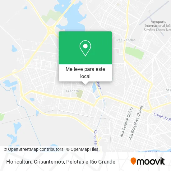 Floricultura Crisantemos mapa
