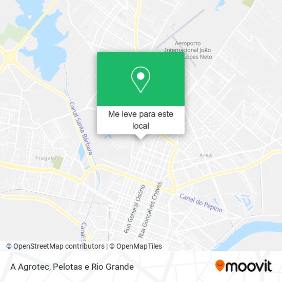 A Agrotec mapa