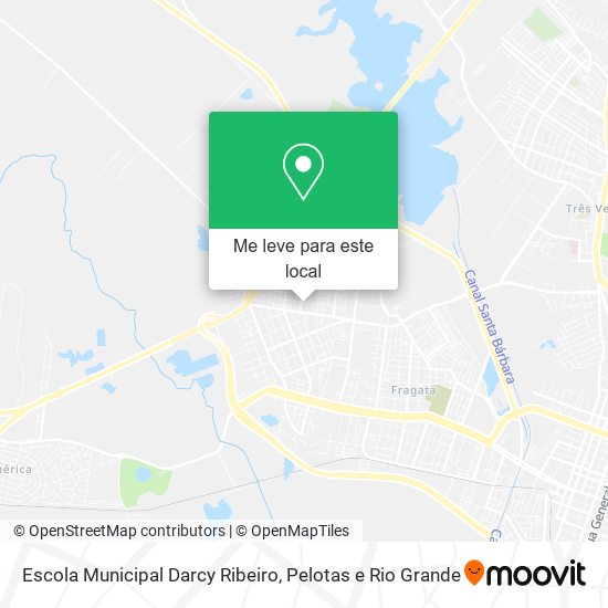 Escola Municipal Darcy Ribeiro mapa