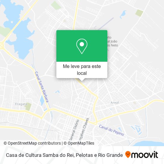 Casa de Cultura Samba do Rei mapa