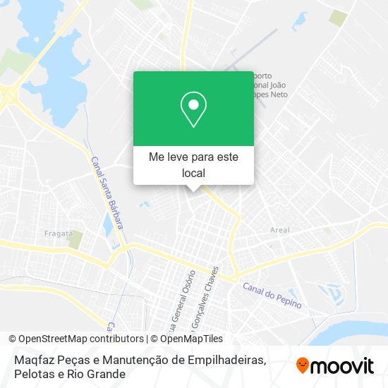 Maqfaz Peças e Manutenção de Empilhadeiras mapa