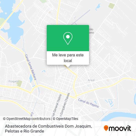 Abastecedora de Combustíveis Dom Joaquim mapa