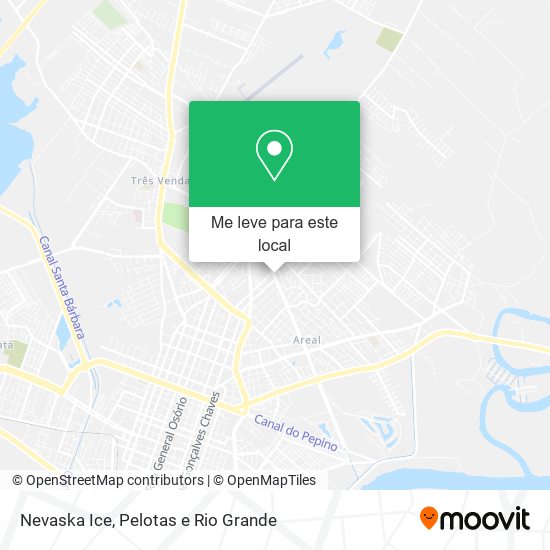 Nevaska Ice mapa