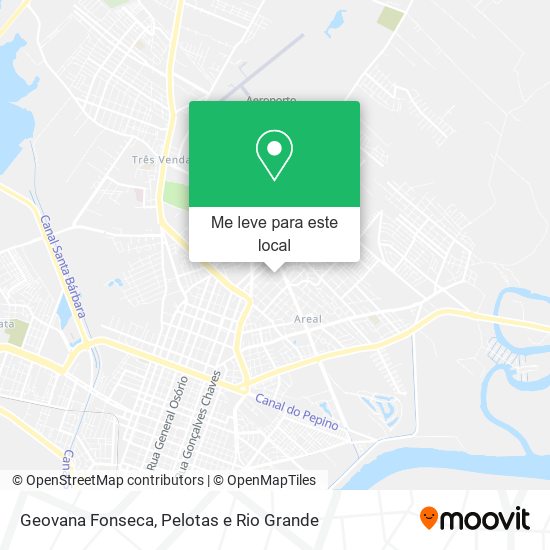 Geovana Fonseca mapa