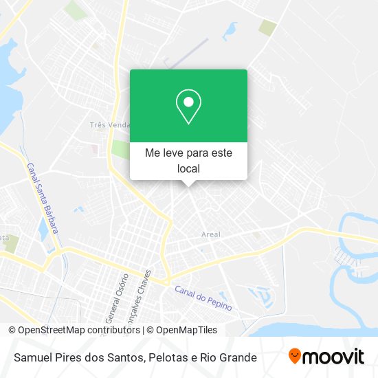 Samuel Pires dos Santos mapa