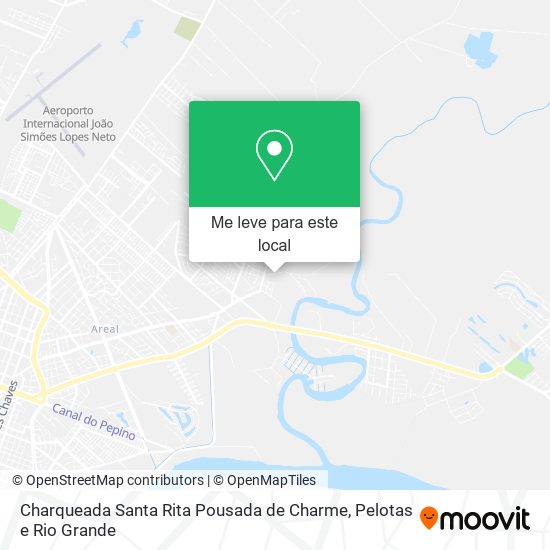 Charqueada Santa Rita Pousada de Charme mapa