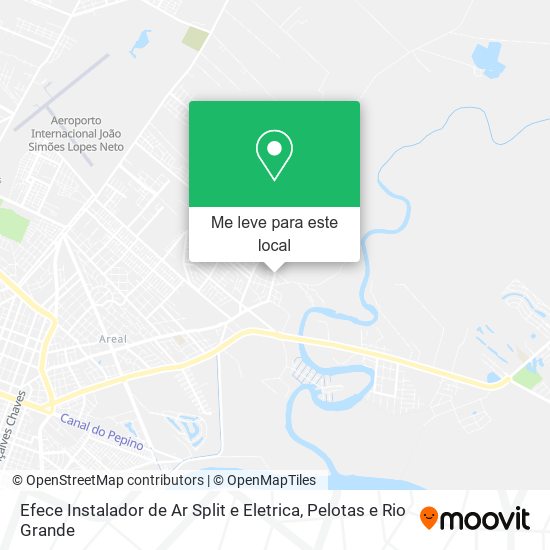 Efece Instalador de Ar Split e Eletrica mapa