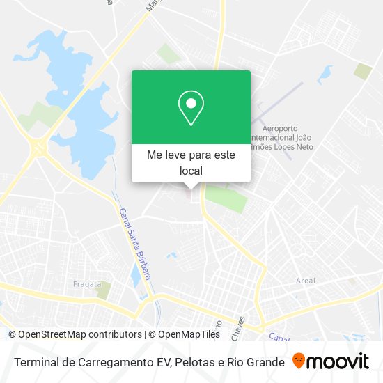 Terminal de Carregamento EV mapa