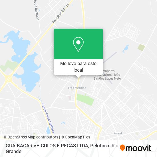 GUAIBACAR VEICULOS E PECAS LTDA mapa