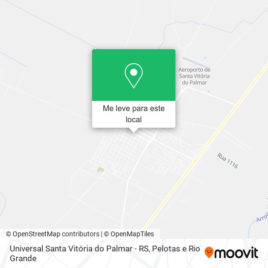 Universal Santa Vitória do Palmar - RS mapa