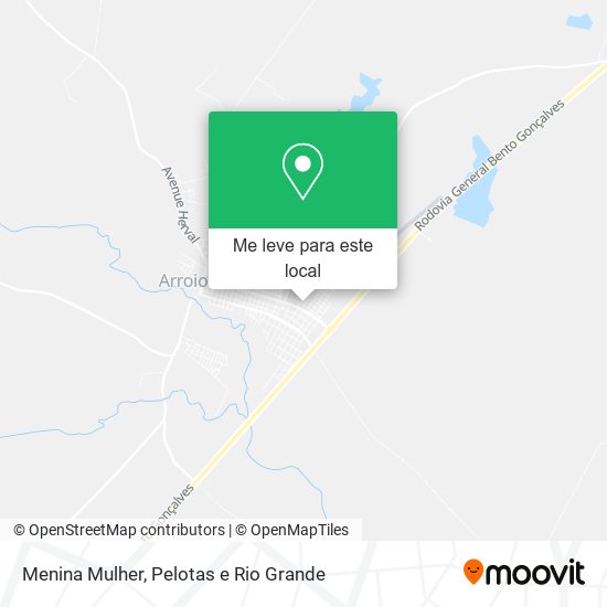 Menina Mulher mapa