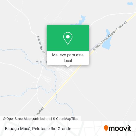 Espaço Mauá mapa