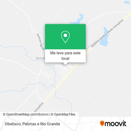 Obelisco mapa