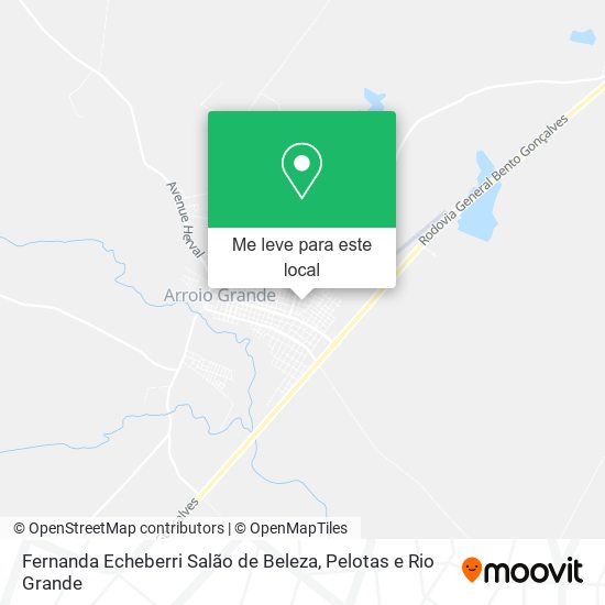 Fernanda Echeberri Salão de Beleza mapa