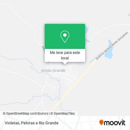Violetas mapa