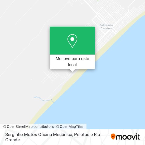 Serginho Motos Oficina Mecânica mapa