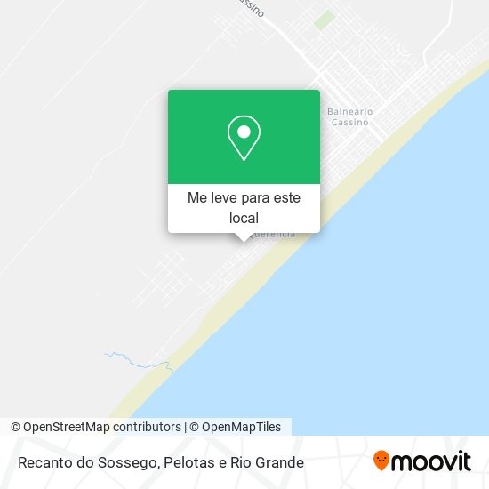 Recanto do Sossego mapa