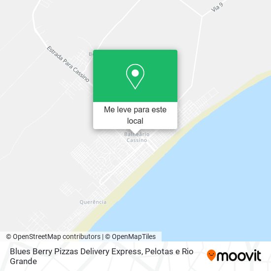 Blues Berry Pizzas Delivery Express mapa