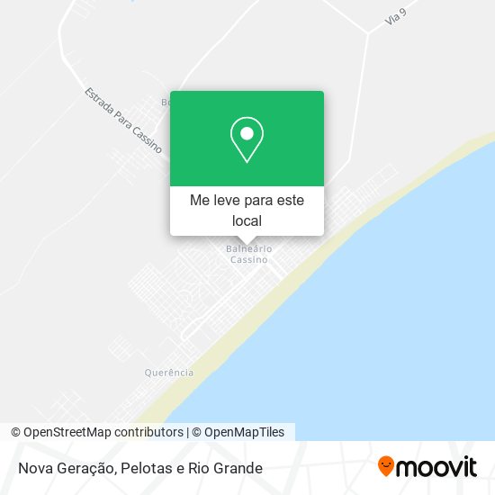 Nova Geração mapa