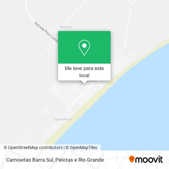 Camisetas Barra Sul mapa