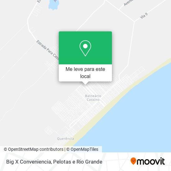 Big X Conveniencia mapa