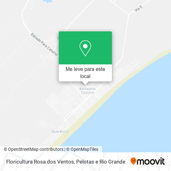 Floricultura Rosa dos Ventos mapa