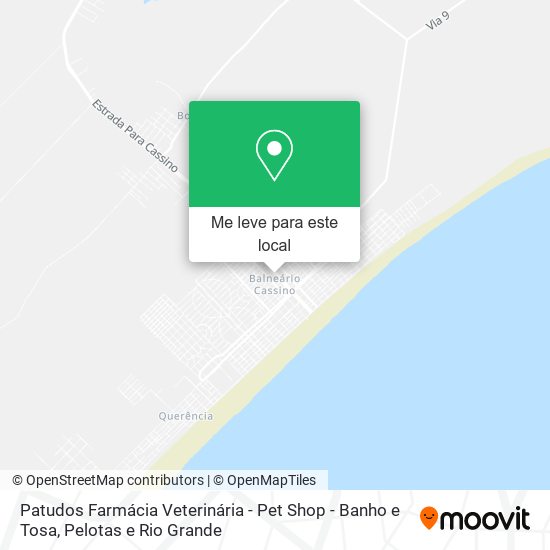 Patudos Farmácia Veterinária - Pet Shop - Banho e Tosa mapa