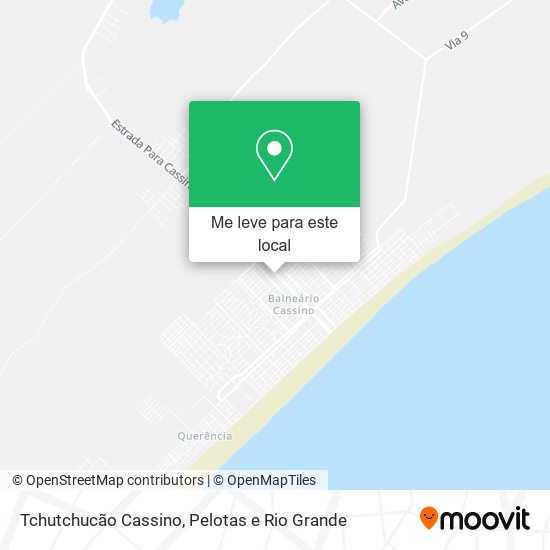 Tchutchucão Cassino mapa
